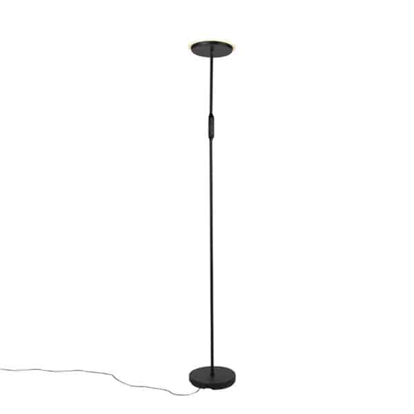 Moderne Stehlampe schwarz inkl. LED und Dimmer - Bumu