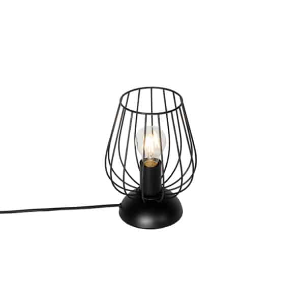 Moderne Tischlampe schwarz - Palica