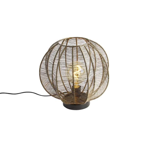 Industrielle Tischlampe Bronze mit Schwarz - Dong